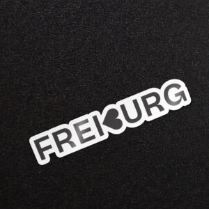 Lot de 5 autocollants "Freibourg" 15 x 2.6 cm